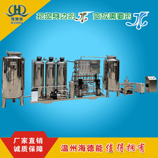 温州海德能0.5吨带软化水器全自动二级反渗透医药医疗纯化水设备