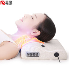 恩隆颈椎按摩器腰部背部按摩垫多功能腰椎加热全身家用电动按摩枕2台起